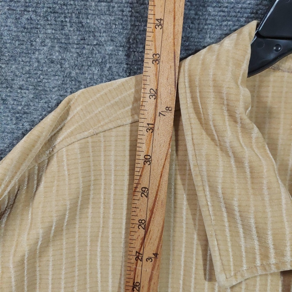 Godbody Jacket Mens XL Beige Quilted Corduroy Button Shacket Casual Workwear - Picture 6 of 9